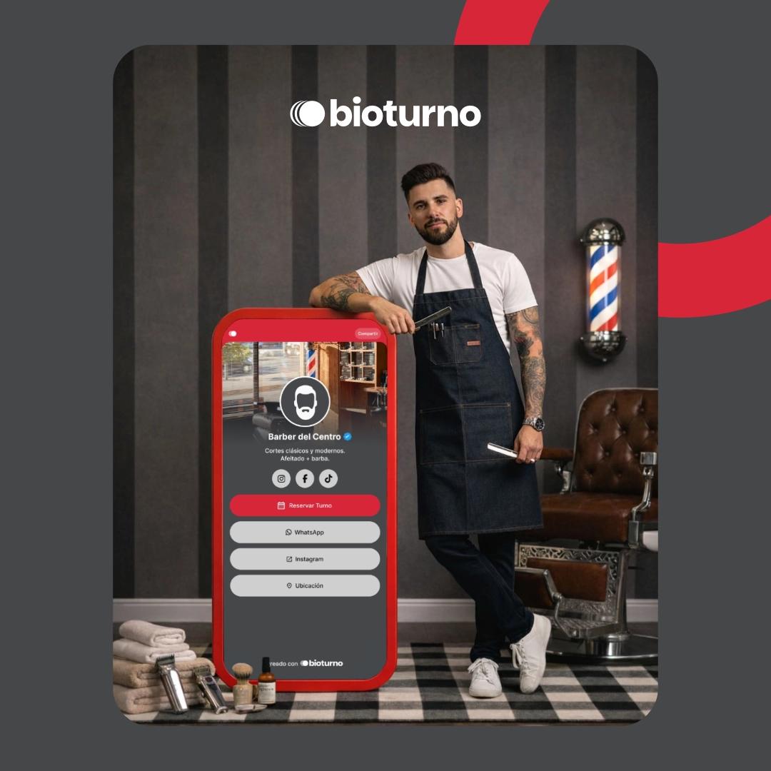 Bioturno para barberías