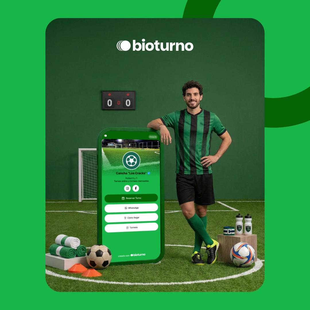 Bioturno para canchas de fútbol