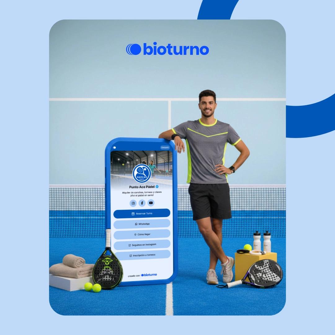 Bioturno para canchas de pádel